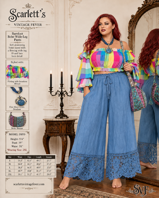 Barefoot Boho Wide-Leg Pants