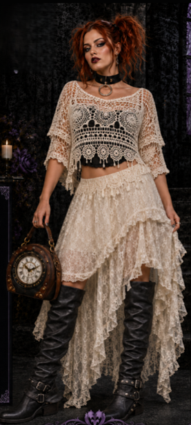 Bohemian Barefoot Crochet Top