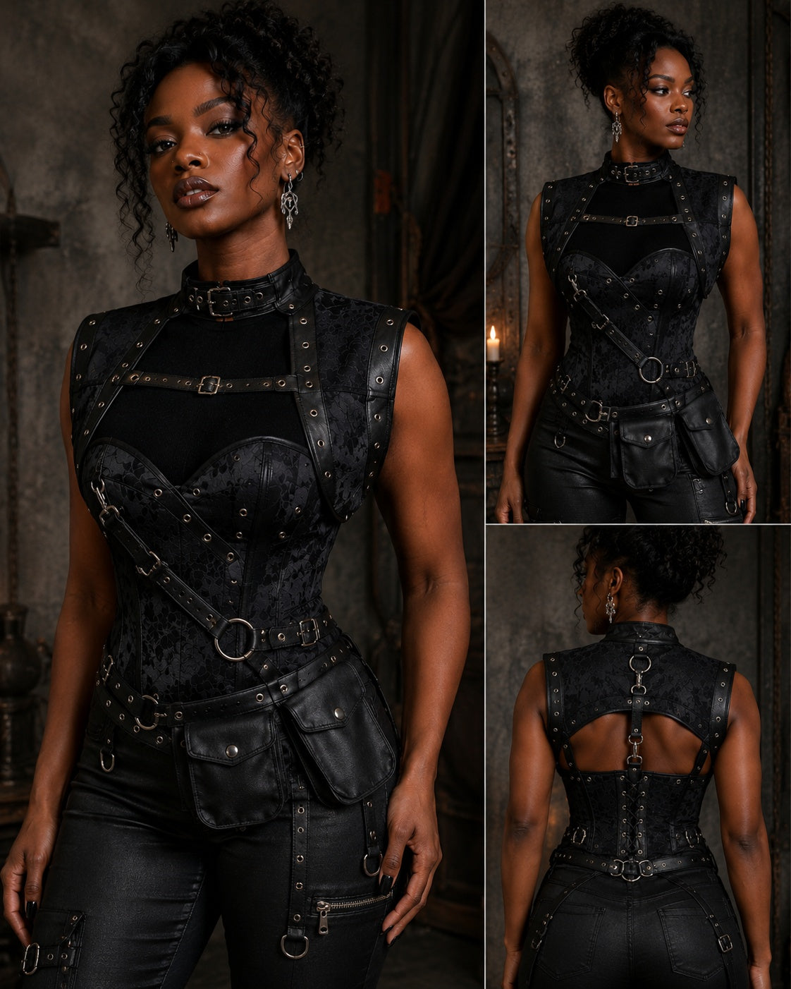 Midnight Mercenary Corset Top