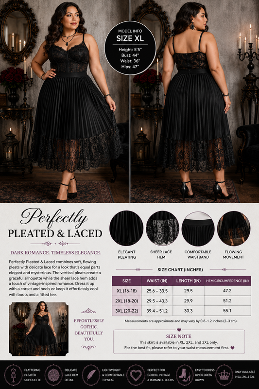 Perfectly Pleated & Laced