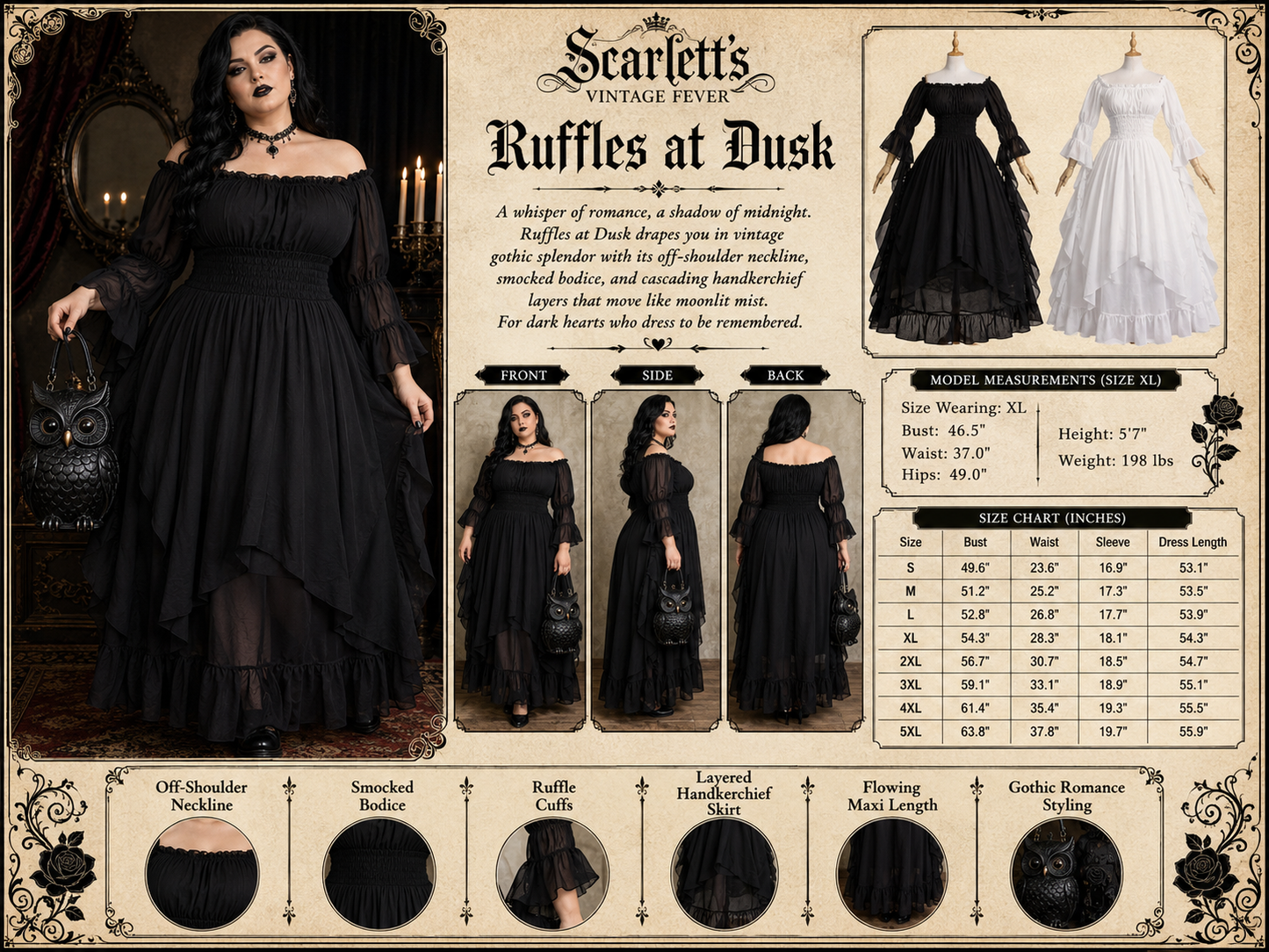 Ruffles at Dusk