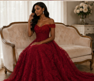 Enchanted Celestial Corset Gown
