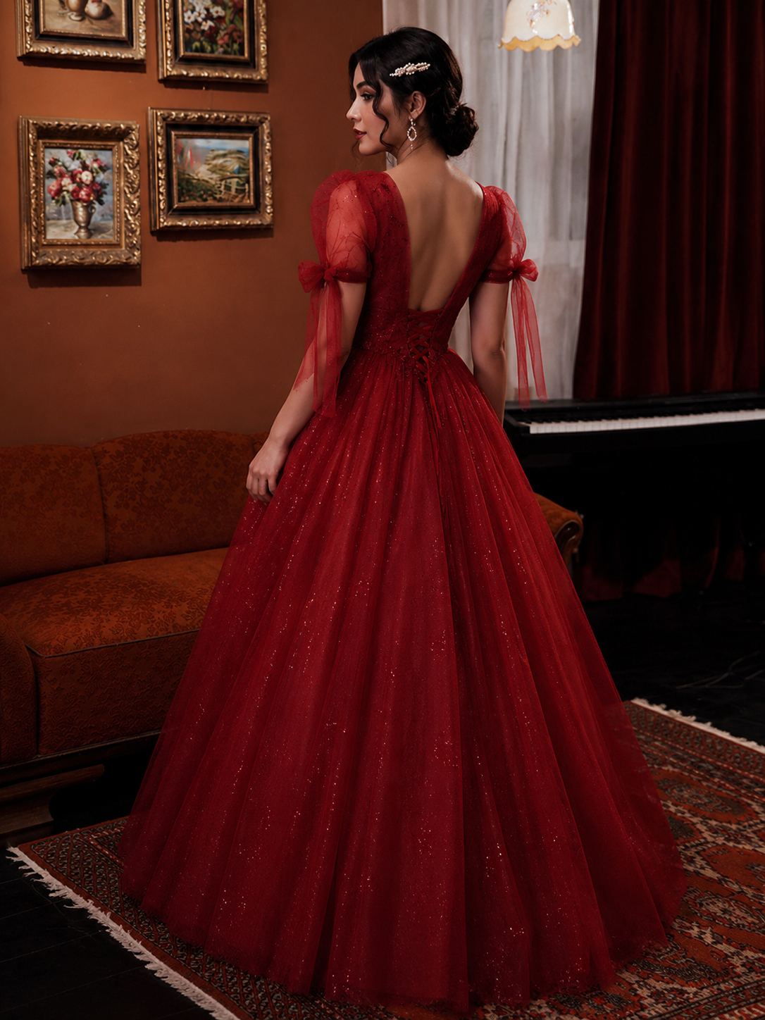Scarlett Romance Evening Gown